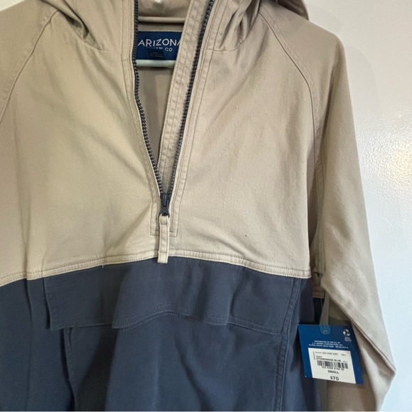 NWT ✨$9 when bundled✨ Arizona Jean Co. Half-Zip Hooded Jacket - Picture 7 of 10